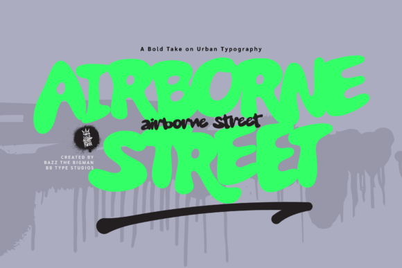 Airborne Street: Bold Urban Typography