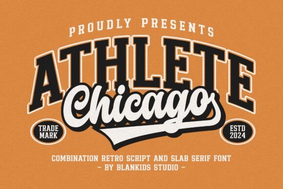 Chicago Athlete: Retro Sporty Font for Branding