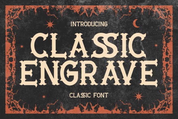 Classic Engrave: Vintage Elegance for Bold Design