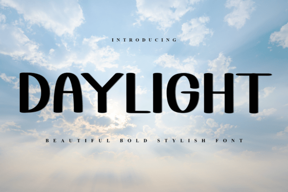 Daylight Font: A Radiant Choice for Creative Design