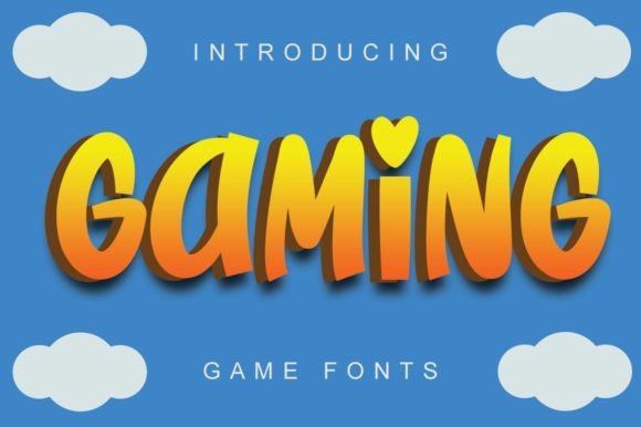 Discover Gaming: A Fun, Comic-Inspired Typeface