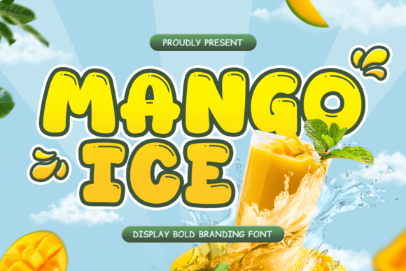 Mango Ice: A Sweet & Fresh Font for Vibrant Designs