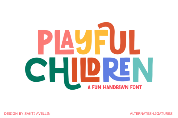 Playful Children: A Typeface of Joyful Imagination