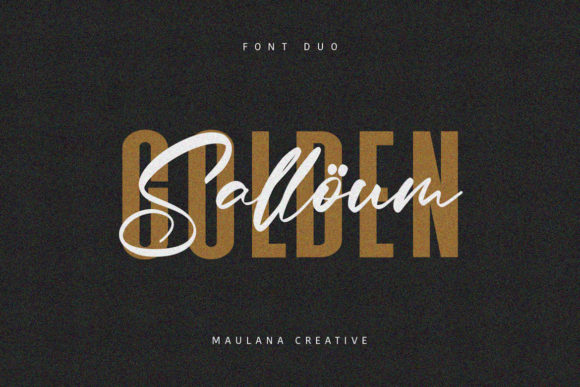 Salloum Golden Font Duo: A Perfect Pair for Polished Design
