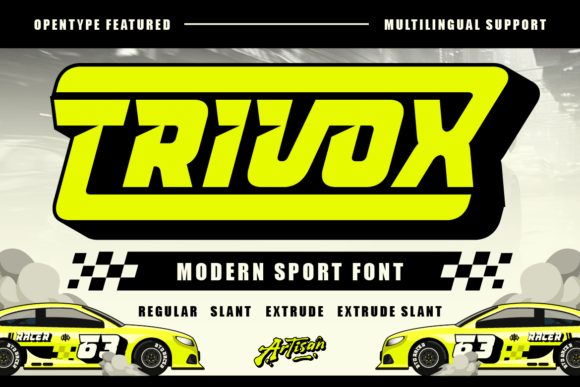 Trivox: The High-Octane Font for Bold Designs