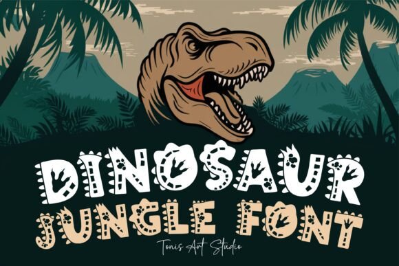 Unleash Your Creativity with the Dinosaur Jungle Font